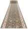 rugsx NAIN Läufer – Hochwertiger Wollteppich mit Blumenmuster in Grün & Beige – Eleganter Orient-Teppich für Flur & Wohnzimmer 100x350 cm