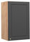 Vicco Hängeschrank Fame-Line, hängender Küchenschrank, Anthrazit-Gold/Goldkraft Eiche, 45 cm