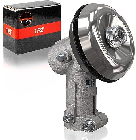 1PZ FG7-G26 26 mm - Reenvío de ángulo desbrozadora (7 dientes), caja de engranajes de cabezal de engranaje, 26 mm, repuesto para cortacésped de gasolina Honda STIHL desbrozadora, corte de césped