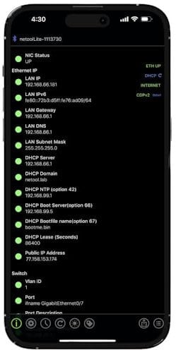 Netool IO reteprüfgerät NE1E netool.io Lite Smarter retetester netzwerk