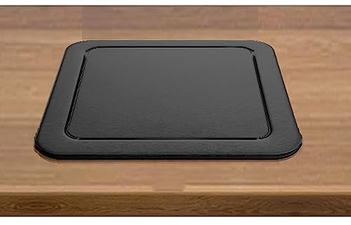 Cubo De Basura Empotrado En Encimera/Tapa Abatible, Tapa De Basura De Acero Inoxidable Integrada, Tapa De Cubo De Basura Empotrada con Vaciado Central Flexible(Color:A1)