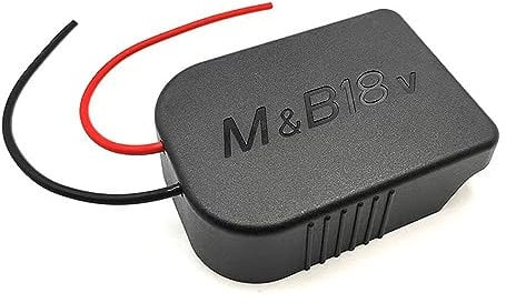 PAIKIUU Power Wheel Adapter Battery Connector Power Connector Holder for Makita for Bosch 18V 14.4V Lithium Battery BL1860 BL1850 BL1840 and BAT607 BAT614 Dock