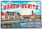 Waren, Deutschland, Waren Müritz Souvenir- Waren Magnet, Mecklenburgische Seeplatten