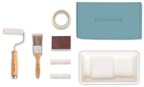 Rust-Oleum Ready to Roll - Eco Paint Kit (Small) - Kitchen Tile Gloss Ocean Blues