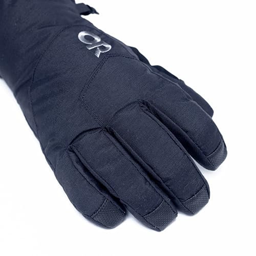 Utomhusforskning kvinnors adrenalin 3-i-1 handskar, svart, S