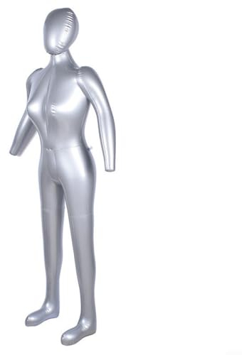 Sileduove 165cm Aufblasbare Schaufensterpuppe, Weibliche Ganzkörper Aufblasbare Schaufensterpuppe Mit Armschaufenster