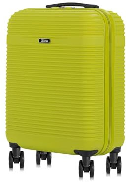 OCHNIK Großer Koffer | Hartschalenkoffer | Material: ABS | Farbe: Lime | Größe: L | Maße: 76x51x30cm | Volumen: 97 Liter | 4 Rollen