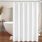 FRECOO Badevorhang 180x180 cm, Anti-schimmel Wasserdicht Duschvorhang mit 3 Magnete Unten,Schnelltrocknend und Waschbar PEVA Shower Curtain mit 12 Duschvorhängeringen für Badewanne und Bad, Weiß