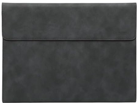 Custodia for tablet adatta for Samsung Galaxy Tab S8 Plus S7 FE S6 LITE Custodie for libri Custodia in pelle PU in microfibra(Black,For Tab S8 Plus 12.4)