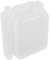 BELLIFFY Pot à huile pour mélanger bouteille de mélange pour le carburant bidon d'huile pour tronçonneuse bouteille de mélange d'huile bouteille de mélange de carburant pp blanche