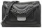 DKNY Women's Kaya Flap Shoulder Bag, Black/Gunmetal