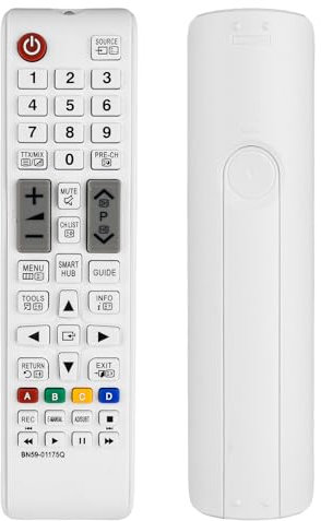 BN59-01175Q Telecomando Compatibile Con Samsung Full HD Smart TV UE22H5670 UE22H5680 UE32H5303 UE32H5570 UE32H6200 UE32H6410 UE32H6470 UE40H5510 UE40H5570 UE40H6200 UE40H6470 Sostituzione Controllore