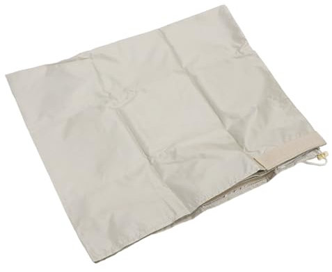 Swimming Pool Solar Reel Cover, Against Radiation, Heavy Duty, with Drawstring and Fasteners, Oxford Cloth Material for Pools Reel Up to 18FT (Beige)