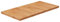 Homgoday Plan de travail en bois massif traité marron clair 80 x 40 x 2,5 cm Plan de travail