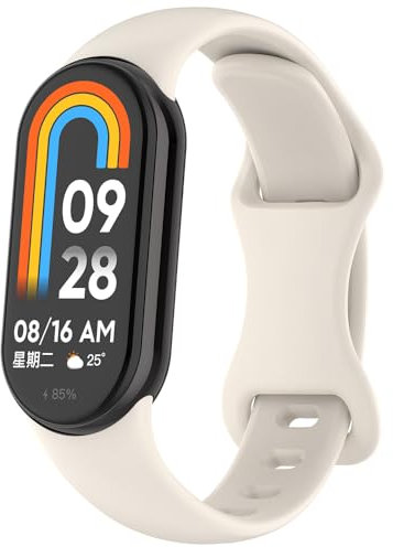 BYISYUE Silicone Replacement Band for Xiaomi Smart Band 8/9, Sport Watch Strap for Xiaomi Smart Band 10