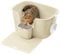 Feandrea Caja de Arena para Gatos, Extra Gran Arenero para Hogares con Varios Gatos, Incluye Tabla Recogedora, Pala, para Gatos Grandes, Beige Capuchino PPT003L01