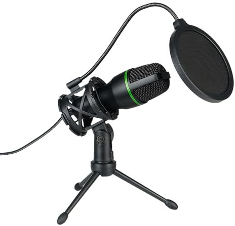Générique Microphone USB Yeti pour PC, Jeux, Enregistrement, Streaming, podcasting, Studio et Ordinateur. à condensateur avec Effets Blue VO!CE, 4 directivités, Plug and Play.
