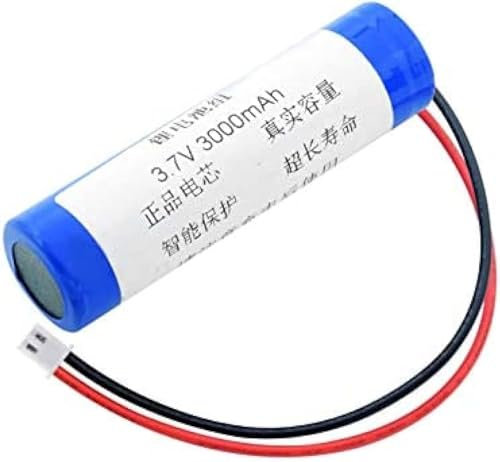 HUOYALU 3,7V 3000mAH 18650 Batterie Pack Lithium Li-ION Rechargeable avec XH 2pin Plug, pour Les Produits électroniques de Bricolage, Les Jouets, l'éclairage, l'équipement Bluetooth