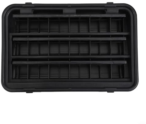 Kofferraum-Lüftungsschlitz, für BMW E46 E90 E91 E92 F10 F11 F12 E63 E83 E53 1997-2017 Kühlergrill 64226962293 Schwarz ABS Auslass hinten