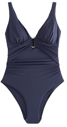 NEXT Damen Utrim bauchformender Badeanzug mit tiefem Ausschnitt