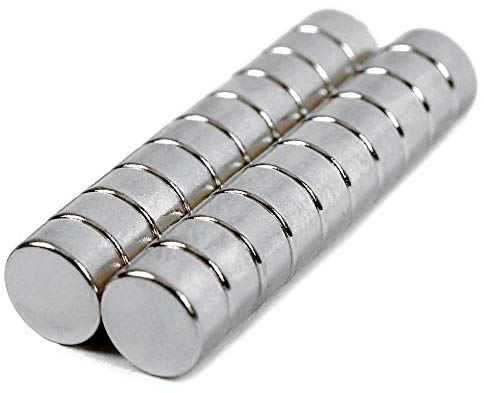HAB&GUT -MC000-20 Mini Magnete NEODYM, extra stark N45 - für Magnettafel Kühlschrank Whiteboard 6x3mm