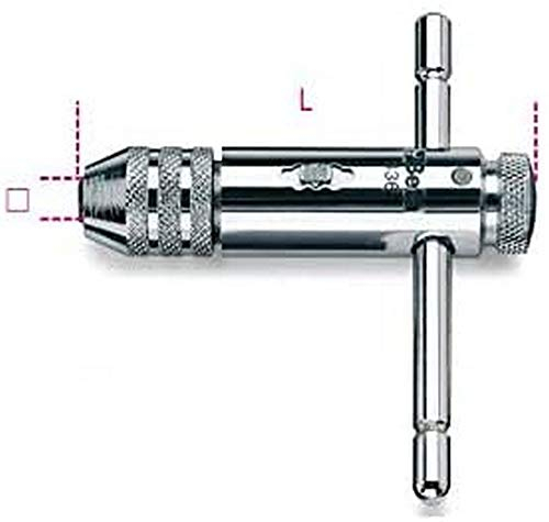 Beta 436/1 - Chiave Giramaschi a Cricchetto Reversibile, Cromato - 1 Pezzo, 2÷5mm