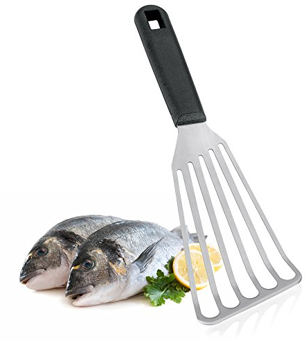 Metaltex 204452038 Fischwender Plancha, Edelstahl