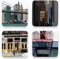 Lot de 4 dessous de verre New York par Leslie Gerry – Set A