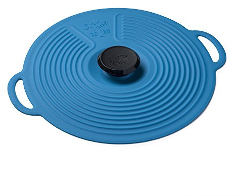 Zeal Silicone Keep Fresh Storage Airtight Seal Lid Reusable Eco-Friendly Classic Design Aqua (20cm, 8)