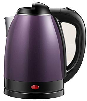 Q&Z Fast Boiling Electric Kettle Food-Grade Stainless Steel Tea Kettle Boil Dry Protection & Auto Shut Off 1500W 1.8L Water Boiler BPA-Free (Blue/Pink/Purple)