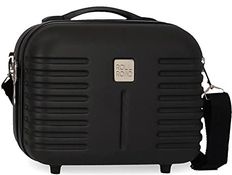 Roll Road India Trousse de toilette adaptable Noir 29x21x15 cms ABS