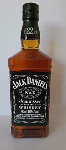 Jack Daniels Old No.7 Tennessee Whiskey 70CL, £22.99 Price Marked Bottle