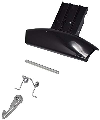 sparefixd Black Door Handle Hook & Spring Kit to Fit Hotpoint Washing Machine
