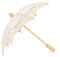 Haofy Lace Umbrella Bridal Parasol Wedding Bride Photography Umbrella Dancing Photography Props (Beige)