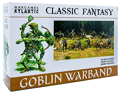 Fantastischer Klassiker: Goblin Warband (30 Stück 28mm Hartplastikfiguren)