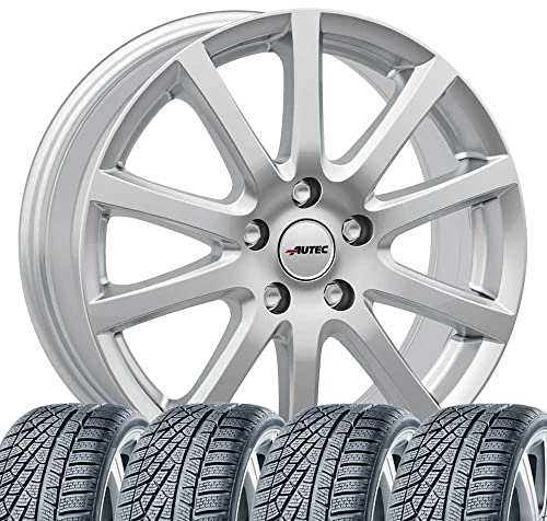 4 Winter Kompletträder 7x17 ET 40 5x112 Brillantsilber mit 215/55 R17 94H CON WinterContact TS 870 P M+S 3