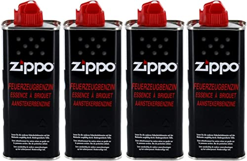 Zippo Gas Benzin/Oil zum Nachfüllen (4X Zippo Benzin/Oil 125ml)