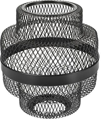 Veemoon Metal Chandeliers Metal Lamp Shade Lamp Guard Black Mesh Lamp Shade Lamp Shade Holder Iron Wire Lamp Shades Mesh Lampshade Lamp Cover Metal Decor Metal Case Cage Wrought Iron Light