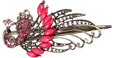 Beavorty Haarspange Im Vintage-stil Mit Strasssteinen Modische Haarspange Für Frauen Und Mädchen Legierung