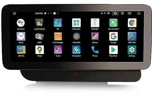 12,3 2K Pantalla Android 14 Qualcomm 8 Core 8+128GB Radio de Coche GPS Navegador para Audi Q5 2009-2016 Wireless Carplay DSP Bluetooth 5.1 A2DP WiFi Canbus MMI 3G+