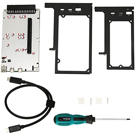 Sxhlseller Station d'accueil Graphique pour Ordinateur Portable, Station d'accueil pour Carte Graphique Externe Compatible avec la Station d'accueil GPU, TH3P4G3 ATX SFX Station d'accueil