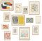 Fardes Boho-Raumdekor-Wandkunst, dänisches Pastell-Poster für eklektische Dekoration, Wanddekoration für maximalistisches Dekor, ästhetische, ästhetische Wandkunst, Schlafzimmer, Galerie-Wandkunst-Set