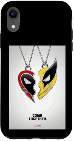 iPhone XR Marvel Studios Deadpool & Wolverine Friends Heart Poster Case