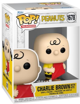Funko Pop! Animation: Peanuts - Charlie Brown - CB mit Kite - Classic Peanuts - Vinyl-Sammelfigur - Geschenkidee - Offizielle Handelswaren - Spielzeug Für Kinder und Erwachsene - Cartoons Fans