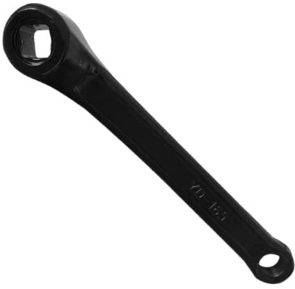 Linker Kurbelarm für Fahrräder, horizontaler Fahrrad-Kurbelarm, erhältlich in Diamantloch, 165 mm, Schwarz, Fahrrad-Kurbelarm, Rennrad-Kurbelgarnitur, MTB-Fahrrad-Kurbelgarnitur für Elektrofahrräder,