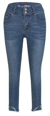 Buena Vista Tummyless 7/8 Stretch Denim Frayed Destroy 2107 J5658 319 O.2851 XS
