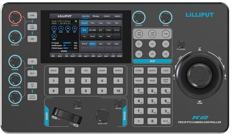 LILLIPUT K2 IP & Serial Touchscreen PTZ Kamera-Controller unterstützt Visca, Visca Over IP, Pelco P&D & Onvif Protokolle NDI für Option (K2-N mit NDI)
