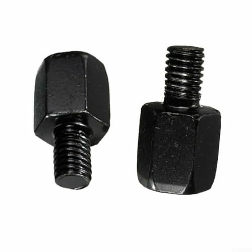Motorrad-Außenspiegel-Adapter, 10 mm auf 8 mm, 1 Paar