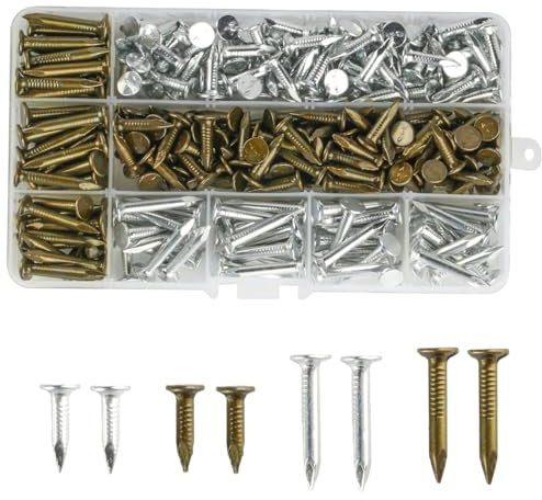 300 chiodi in feltro per tetti di capannoni, chiodi zincati per tettoie, 20 mm, 30 mm, puntine in feltro per tetti di capannoni, chiodi in feltro per fissare coperture in plastica per capannoni