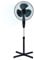 DIVCHI Oscillating Pedestal Fan Air Cooling Electric Fans With Extendable Height Adjustable Stand (Black)